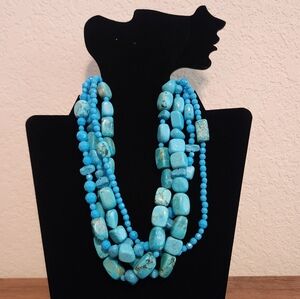 Turquoise Beaded Necklace
